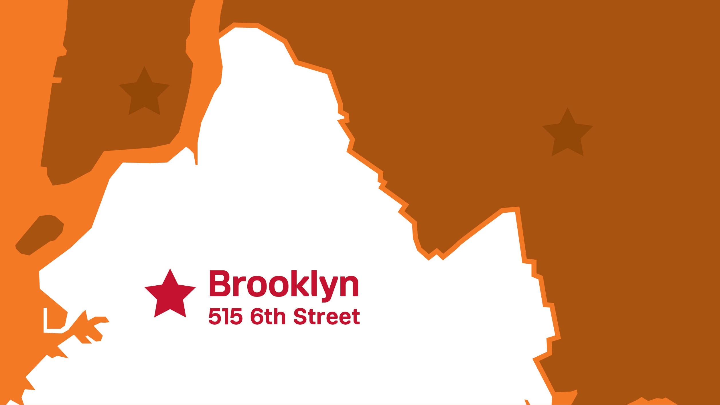 Map that highlights Weill Cornell Medicine's Hematology and Oncology locations in Brooklyn